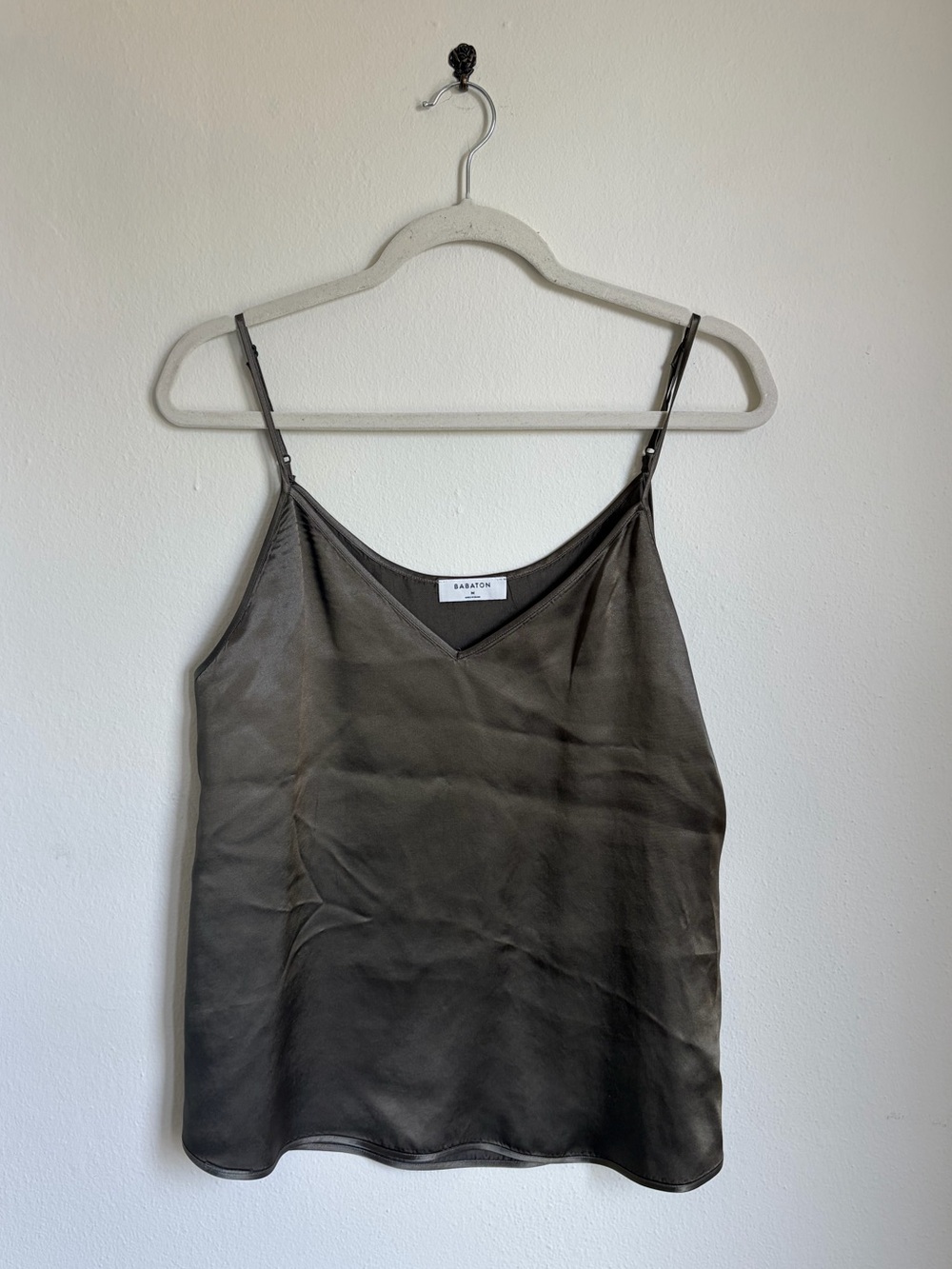 Aritzia Babaton Olive Green Tank Top